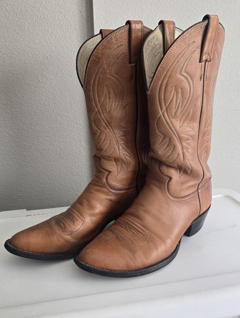 Vintage Justin Cowboy Boots 1632 Size 9.5D